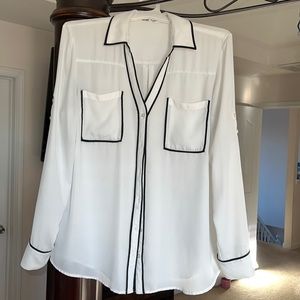 White & Black Dress Shirt